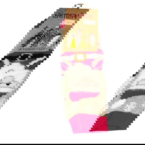 Καλτσοπαντόφλα Χριστουγεννιάτικη καινούργια, νούμερο 27-30, κόκκινη