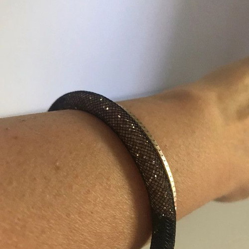 Swarovski women's bracelet like new, black and brown