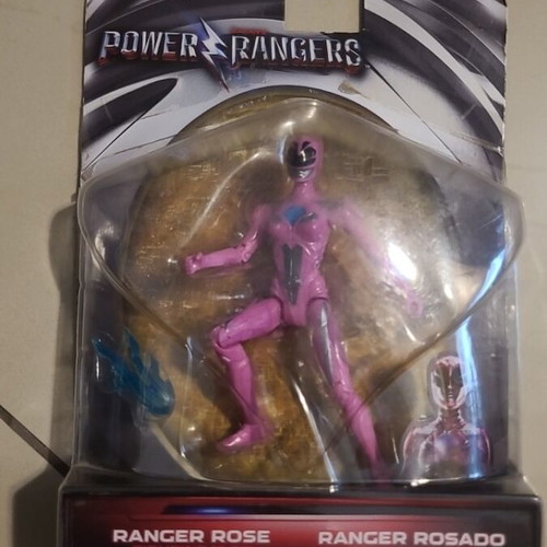 Power Rangers full play set like new, 5 figures from 2017 movie
