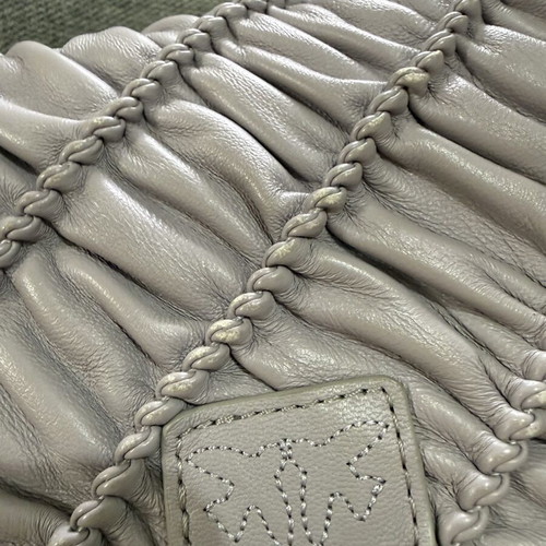Pinko Baby Puff Ruffle Leather Bag used with original dust bag