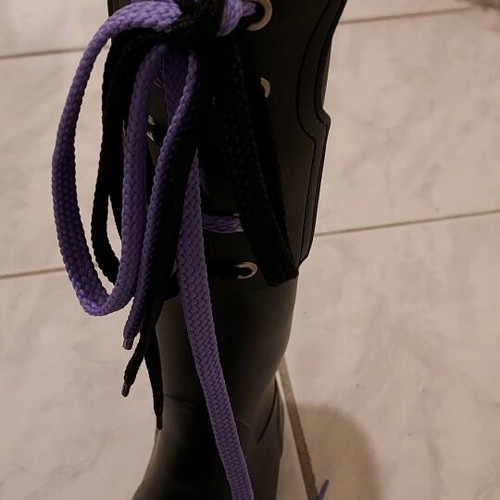 Boots-Galotses No 36 black, like new, Made in Italy