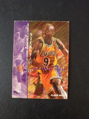 NBA Nick Van Exel 95-96 Card used, number 92