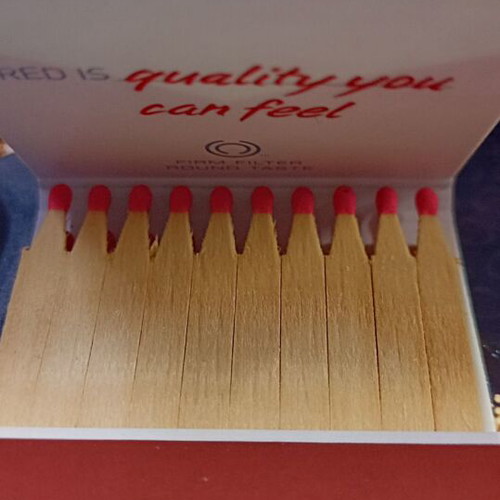 Marlboro red matches collectible unused new
