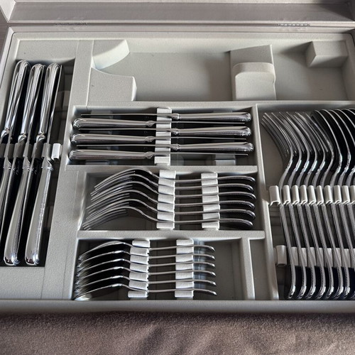 Christofle cutlery set 12 pcs with case