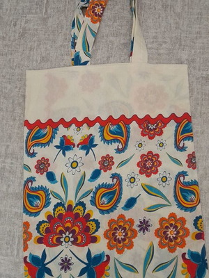 Summer bag made of Italian fabric sewn in Greece