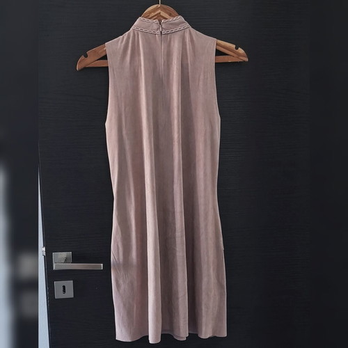 Zara dress like new, size S, pink, velvet feel