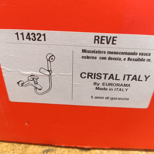 Cristal Bathroom Mixer Tap New, Made in Italy