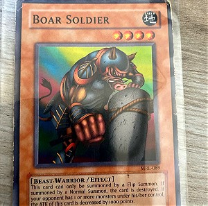 YU-GI-OH! Boar Soldier. MRL-089. 1st Edition Card. TCG CCG Yugioh