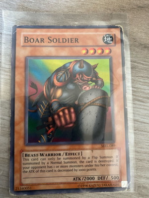 Boar Soldier κάρτα 1ης έκδοσης μεταχειρισμένη, MRL-089, Yu-Gi-Oh!
