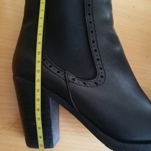 Alpe leather boots used, black, size 37