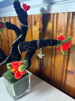 Bonsai blossom tree handmade, new
