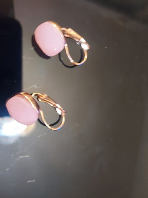 Earrings like new, pink