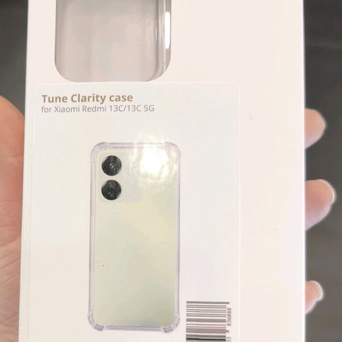 Tune Clarity case for Xiaomi Redmi 13C and 13C 5G new transparent