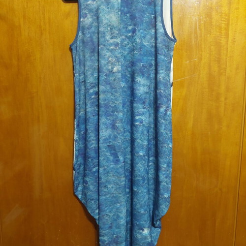 ALE printed dress like new, elastic, below knee, size S