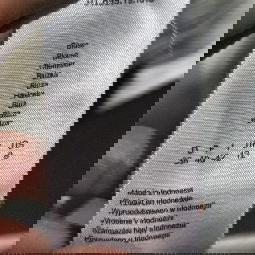 White fitted shirt S.Oliver Selection like new, size M