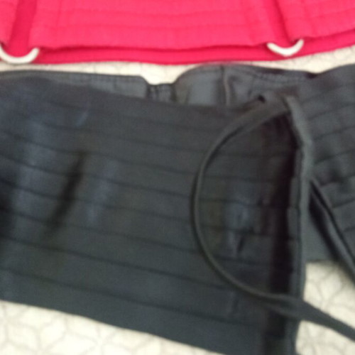 Set of 2 women's fabric belts new