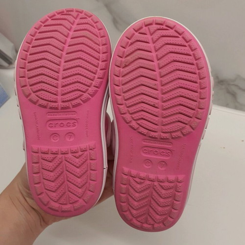 Crocs C7 baby shoes like new, non-slip