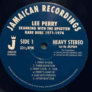Lee Perry Skanking With The Upsetter Rare Dubs 1971-1974 vinyl used