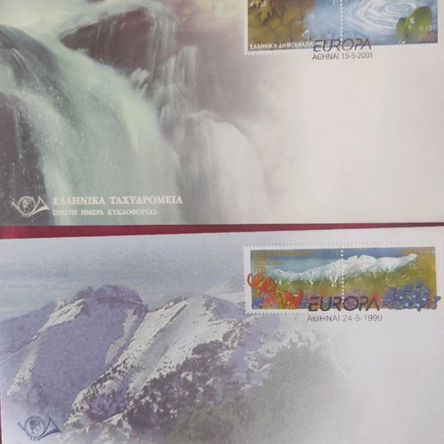 Europa first day cover collectibles, pack of 4