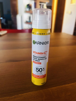 Garnier Over Make-Up Mist 50+ SPF new