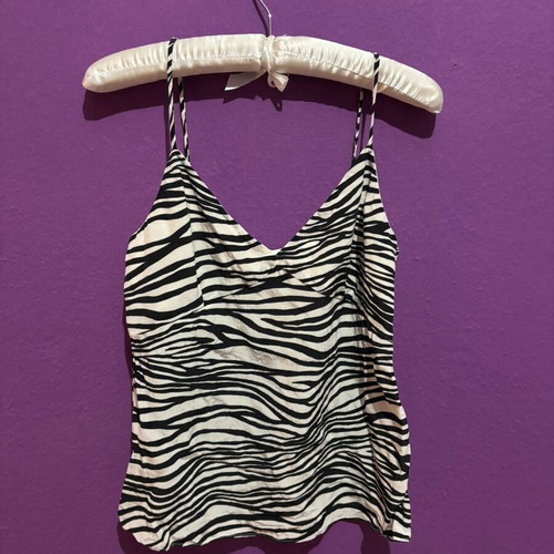 Jardin Exotique Max Mara silk zebra print top size S like new
