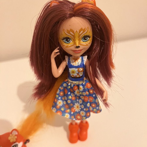 Enchantimals Mattel Felicity Fox & Flick doll used