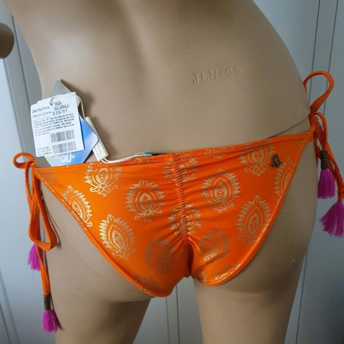 Cia.Maritima bikini bottom new, orange with gold details, size S