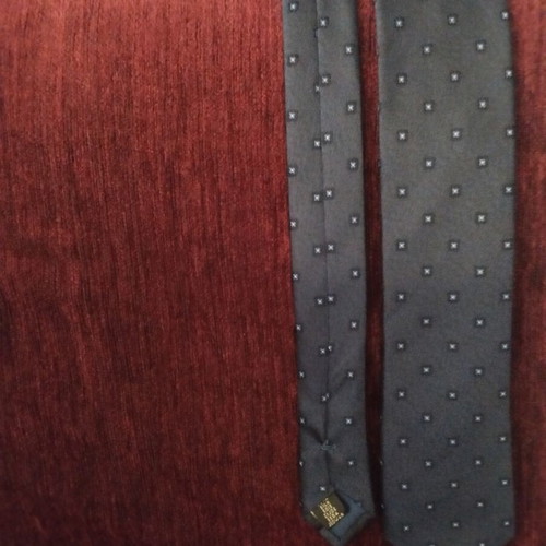 Manetti men's ties set of 3 like new, lilac, dark blue, plaid