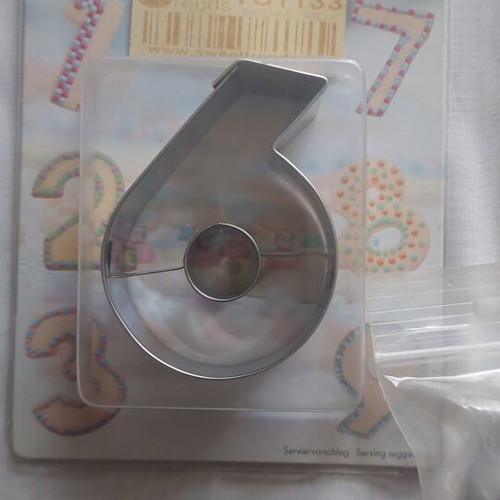 Number Cookie Cutters like new, set of 4