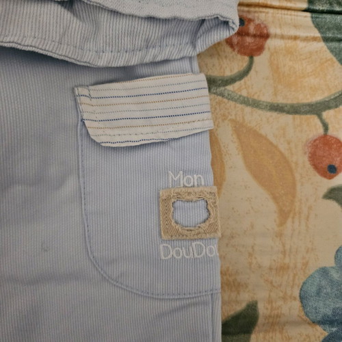 Baby clothing set blue for 18-month boy like new