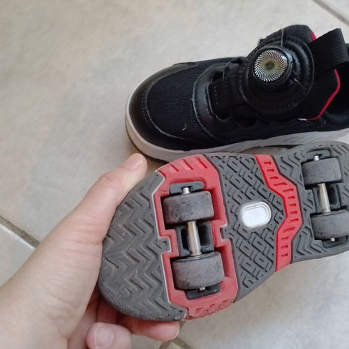 Roller shoes black athletic size 28 like new