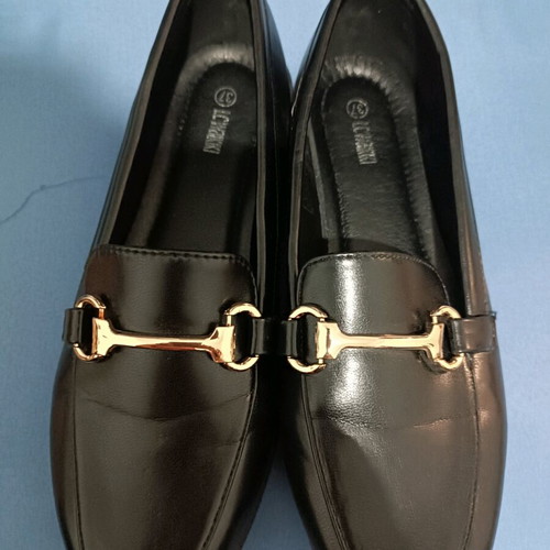 LC Waikiki women's moccasins like new, black, size 37