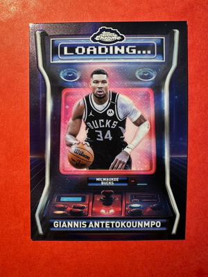 Topps Chrome Giannis Antetokounmpo Loading Insert Card 2025-26 new