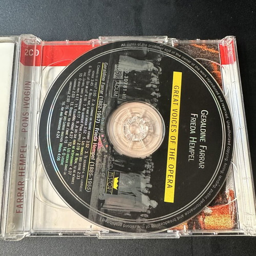 Great Voices of the Opera Primadonnas Vol. 3 & 4 2 CD set