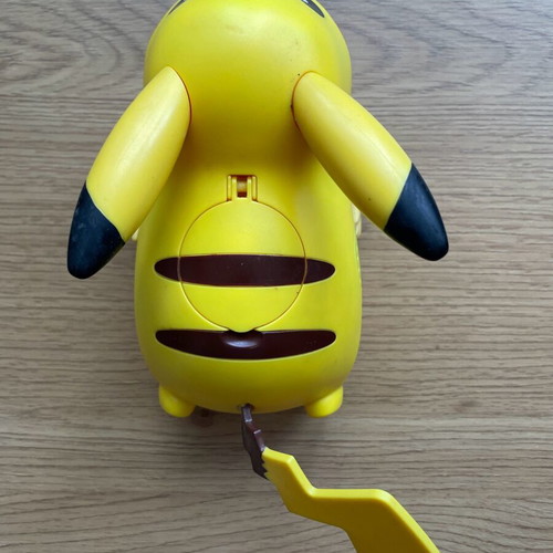 Battle ready Pikachu figure used, authentic Tomy Nintendo 2014