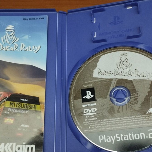 Paris-Dakar Rally PS2 game used, racing