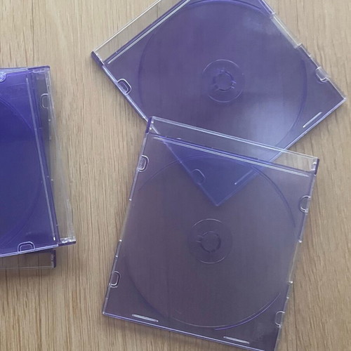 Retro style CD/DVD cases like new, pack of 25