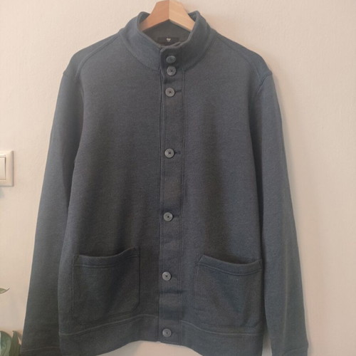 GAP blue/gray men's fleece jacket new size M