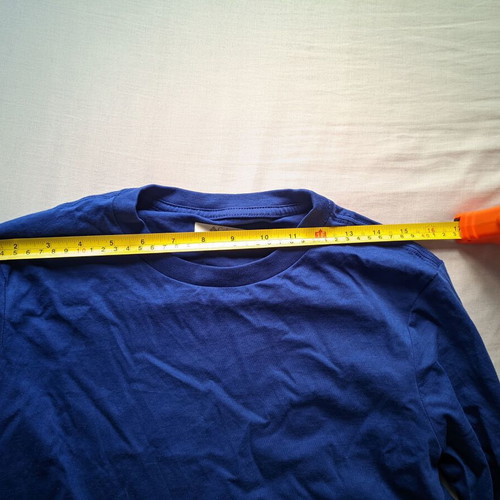 Columbia women's long-sleeve crop top size M like new blue