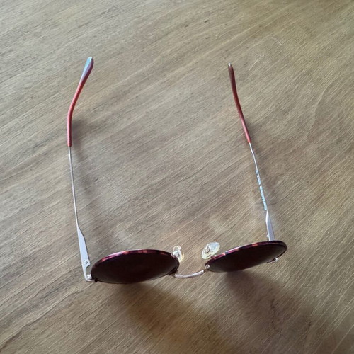 Marco Polo Venezia Sunglasses like new, metallic frame, dark lenses