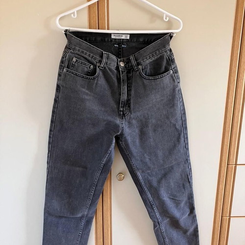 Pull&Bear Mom fit jeans No. 36 like new, black