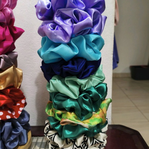 Scrunchies handmade in many colors, new