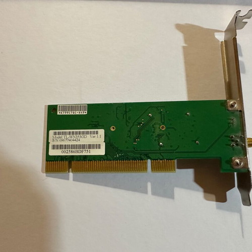 TP-Link 54Mbps PCI WiFi Card like new