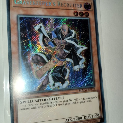 Gravekeeper's Recruiter Yu-Gi-Oh! card, Secret Rare
