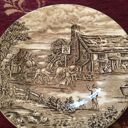 Wood & Sons The Stonehouse dessert set used for 6 people