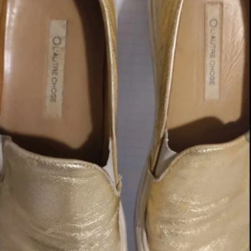 Pantofle Gold Shoes L’Autre Chose Size 40 Used