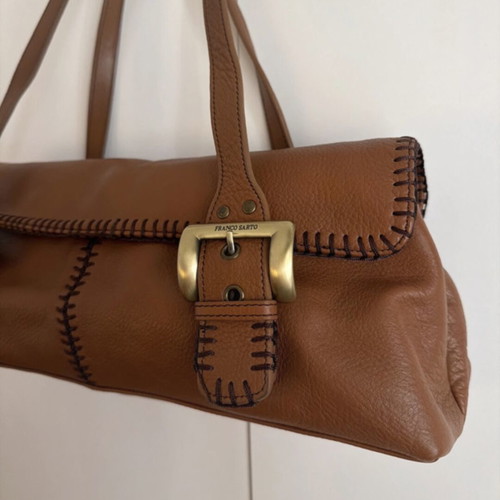 Franco Sarto leather shoulder bag like new, brown