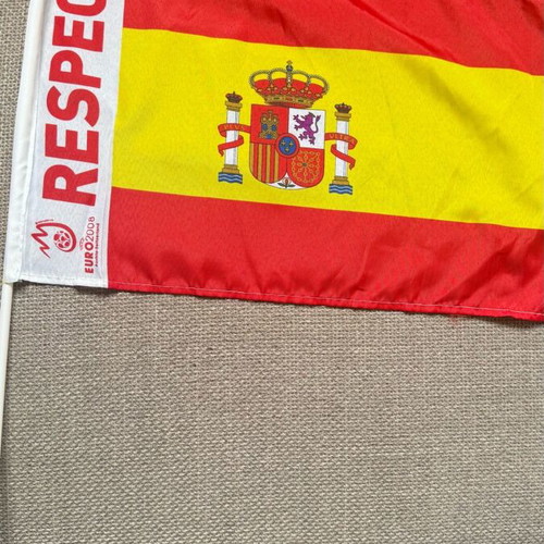 Euro 2008 Spain National Team Flag new, official match accessory