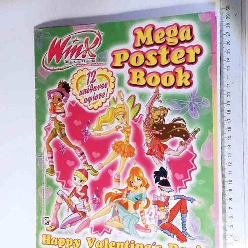 Winx Mega Poster Book used, set of 6 double-sided posters