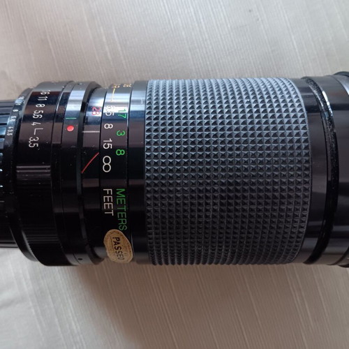 Vivitar camera lens used